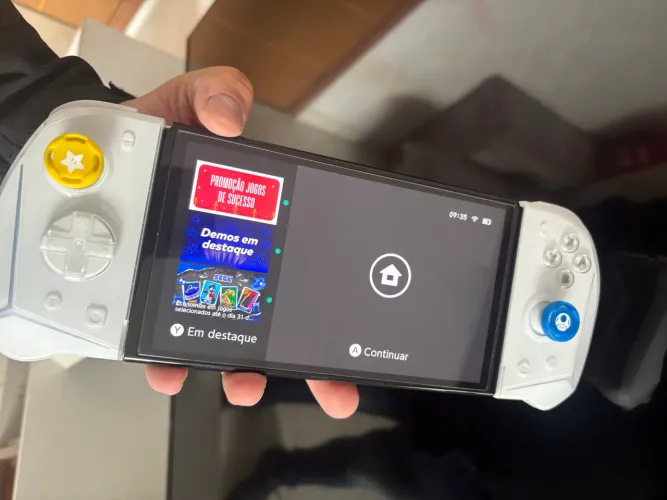 NINTENDO SWITCH OLED COMPLETO + 11 JOGOS!