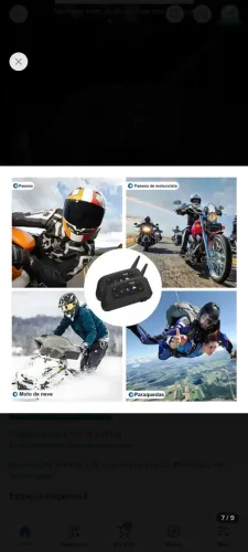 Intercomunicador Bluetooth pra capacete V6 plus