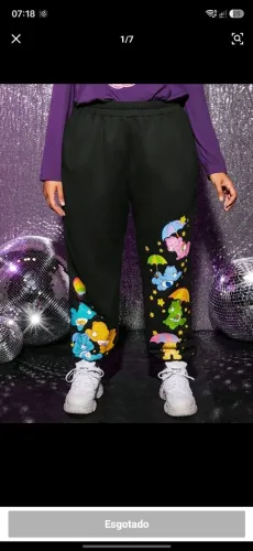 Calca ursinhos carinhosos plus size