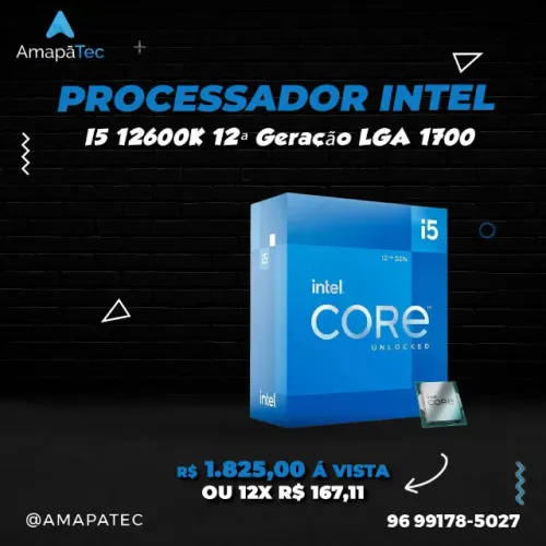 Processador gamer Intel Core i5-12600K