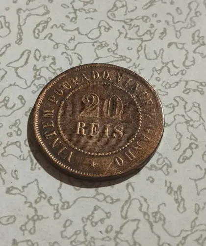 1908 - 20 Réis - Moeda Brasil