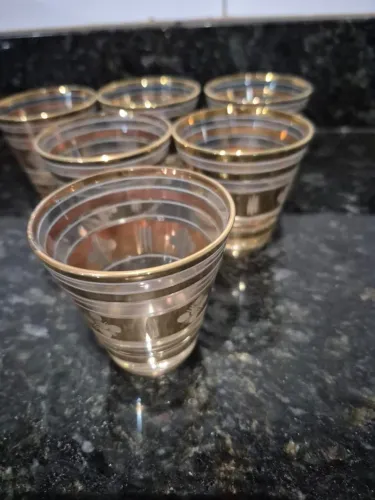 conjunto de copos para aperitivos