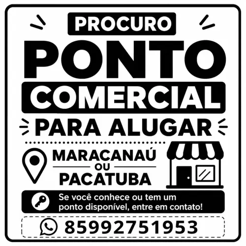 Procurando ponto comercial