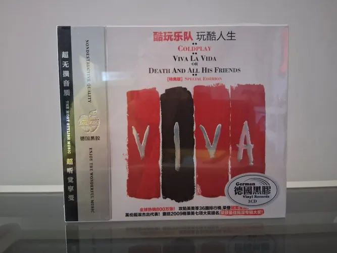 Box CD Coldplay Viva La Vida - 3 CDs Importado