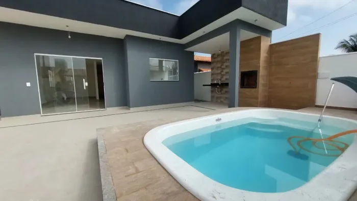 Lançamento! Casa com 3 quartos e piscina em condominio - Monte Alto, Arraial do Cabo/RJ