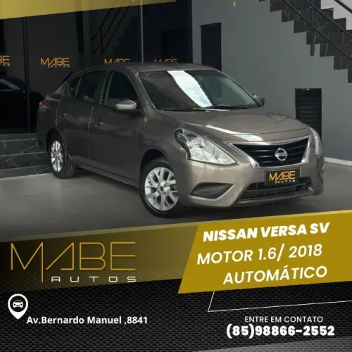 Nissan Versa SV 1.6 16V Flexstart 4P Aut. 2018
