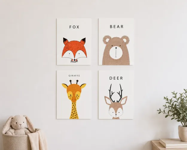 Quadros decorativos para quarto infantil 
