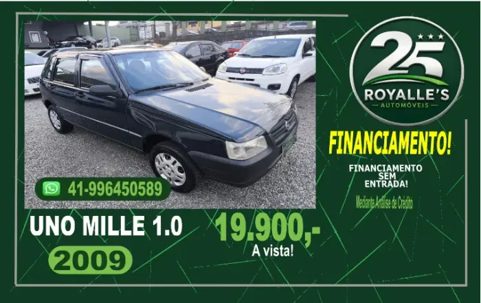 Fiat Uno Mille 1.0 Fire/ F.flex/ Economy 4P 2009