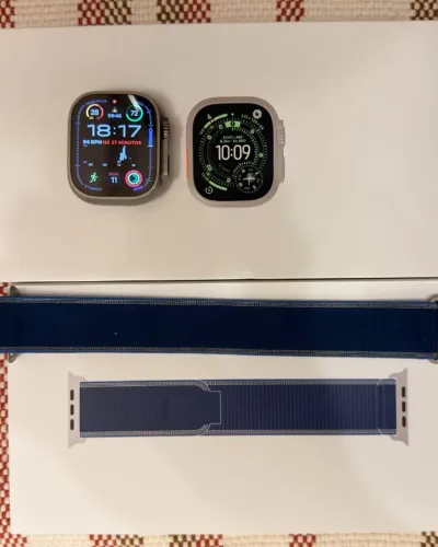 Apple Watch Ultra 3 49mm - bateria 100%, garantia até mar/2027