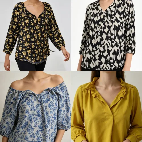 Blusas Femininas  (4 PEÇAS) 
