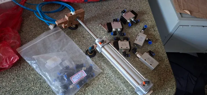 Atuadores pneumaticos (kit de pneumática)