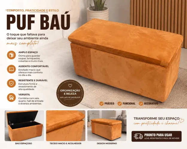 Puf baú 