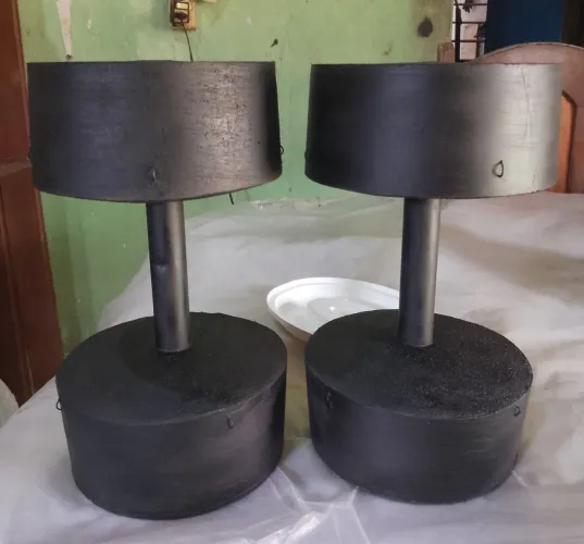 Halteres caseiros reforçado 8,2kg