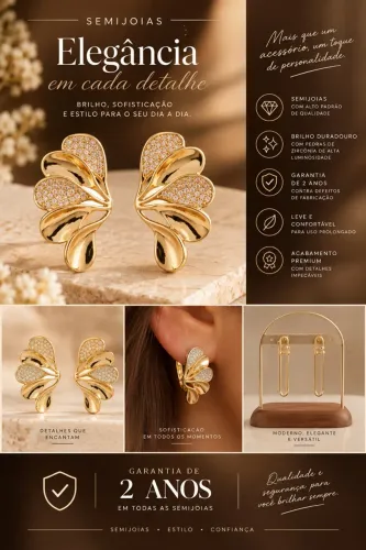 Semijoias lindas para o Natal!