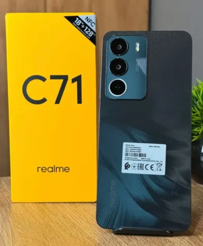 Realme C71 256gb 8 ram 4G - R$1.190,00 A VISTA Verde