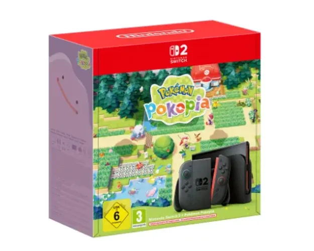Console Nintendo Switch 2 Pokémon Pokopia 256GB Digital UK - Cinza