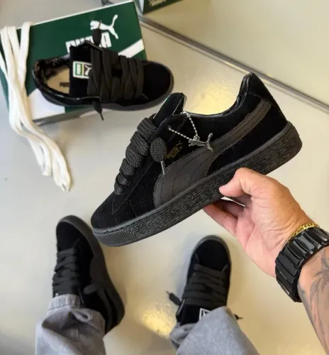 Puma XL All Black Unissex Premium Etiqueta Emborrachada