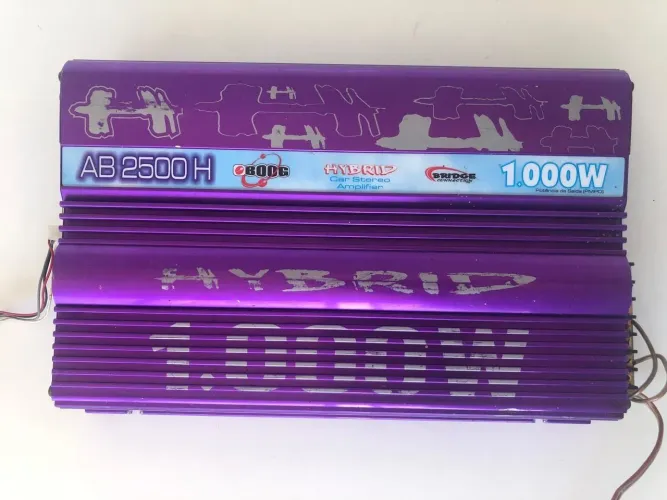 Amplificador Boog AB 2500 H - 1000W