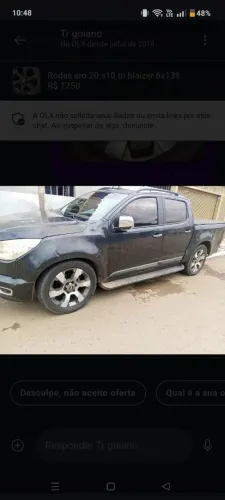 Vendo jogo de rodas aro 20 s10 tri blaizer 6x139