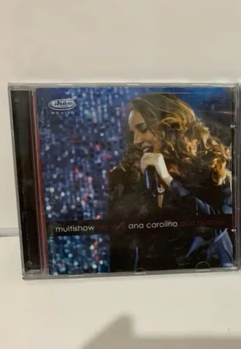 Cd Ana Carolina Multishow Ao Vivo dois quartos excelente estado 