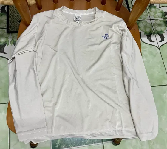 Camiseta infantil com proteção UV TAM G