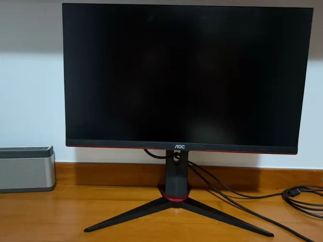 Monitor Gamer AOC Hero 24" 165Hz 1ms Ajuste de Altura 24G2S/BK