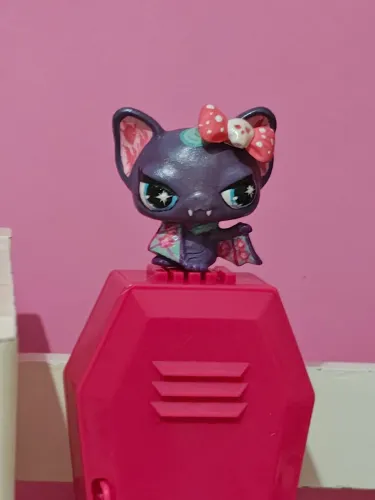 Littlest Pet Shop PUNKIEST brinquedo Morcego punk gótico 3D artesanal