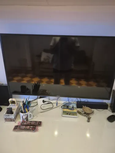 Tv Samsung 42" sem imagem, apenas som