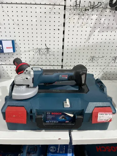ESMERILHADEIRA 18V 125MM BRUSHLESS COM 2 BATERIAS 8AH + CARREGADOR 220V GWS 18V-10PC BOSCH