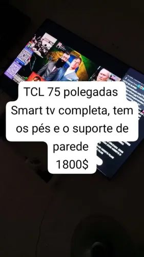 TCL 75 polegadas sem defeitos!