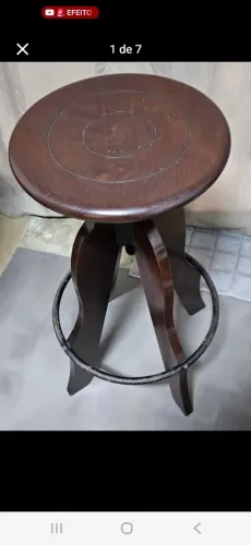 Banco Parafuso antigo raríssimo.