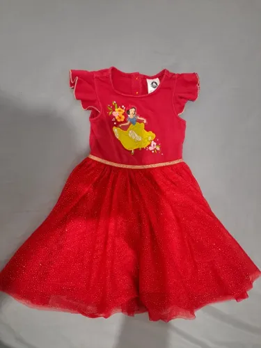 Vestido Vermelho Disney Branca de Neve (Tamanho 5/6)
