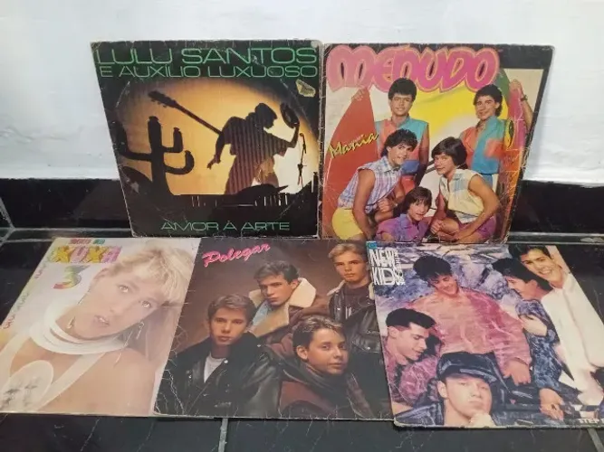 Conjunto discos de vinil lp's