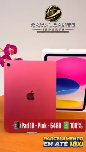 iPad 10 - Rosa - 64GB (única dona)