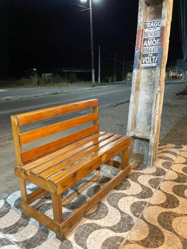 2 bancos pinus 