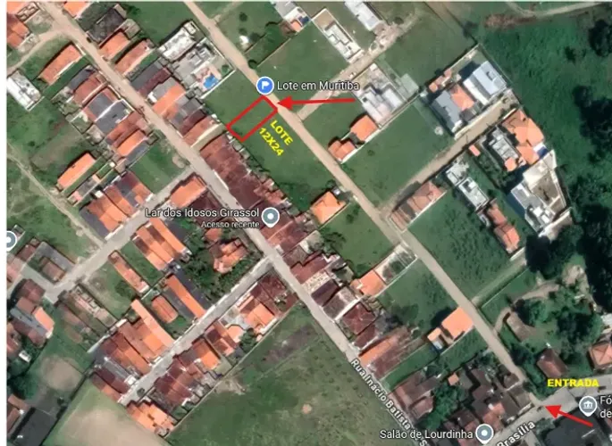 Terreno 12x24m (288 m²), loteamento Vila Laura de alto padrão em Muritiba.