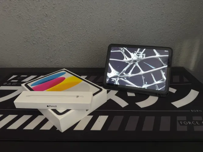 iPad 11 (A16) + Apple Pencil + Capa