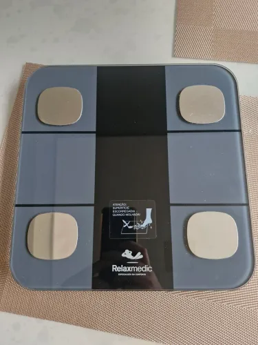 Balança Smart Relaxmedic Bioimpedância Bluetooth App