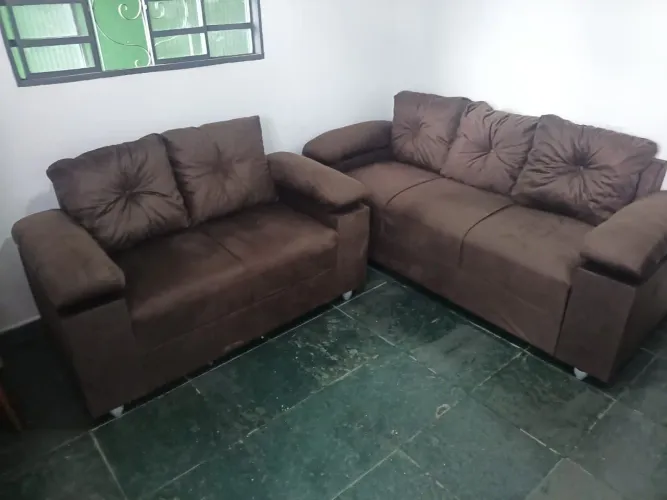 Sofá estilo luxo sem gastar muito - 2&3 lugares