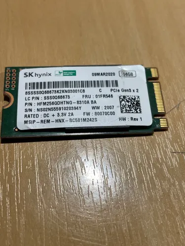 Sk Hynix Hfm256gdhtng 256gb M.2 2242 Nvme