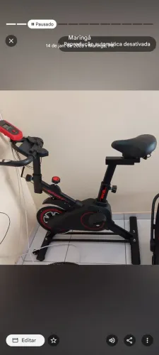 Vendo bicicleta ergométrica nova