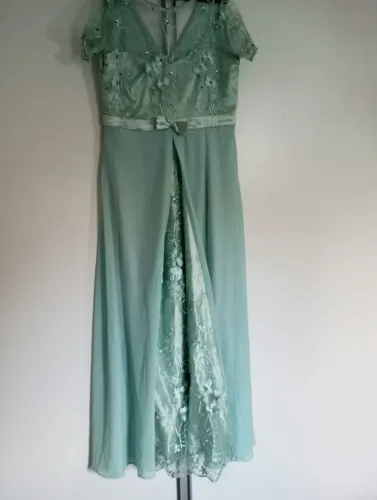 Vestido Verde Água 