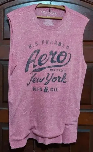 camiseta regata machao estampada original aeropostale