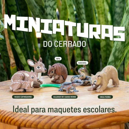 Miniaturas para Maquete dos Biomas Brasileiros Cerrado