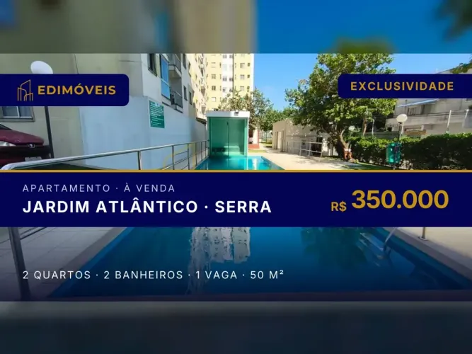 Venha Conhecer este Apartamento no Jardim Atlântico Quintal e Lazer Total