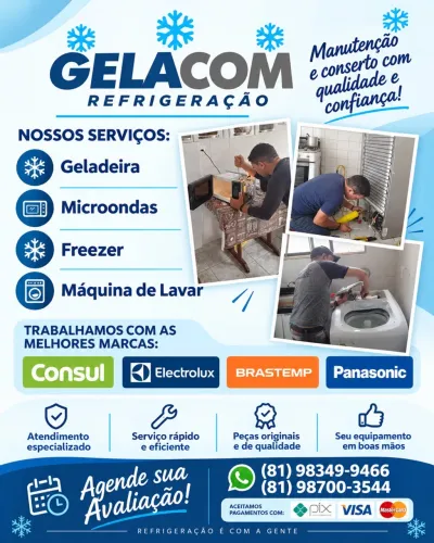 Geladeira Consertos Refrigeração