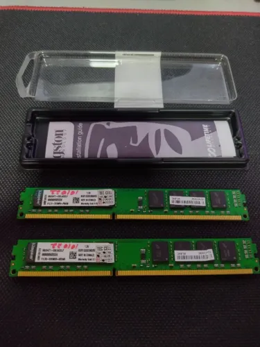 Kit 16gb - 2 Memórias Kingston 8gb ddr3 originais