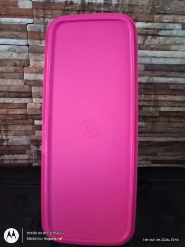 TUPPERWARE SUPER CAIXA ROSA 4,3L. HORTALIÇAS, LEGUMES. (ORIGINAL! NOVÍSSIMA!)