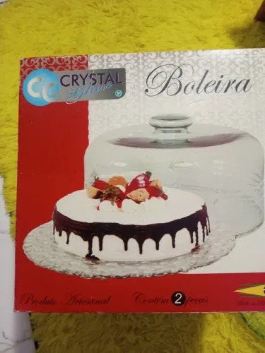 Boleira de vidro