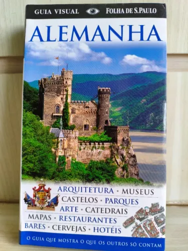 Livro Guia Visual Alemanha clássico item de Colecionador fora de catálogo .